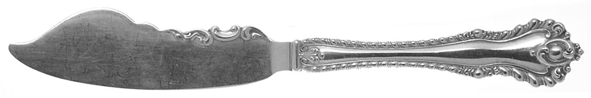 Mazarin (Sterling, 1892, No Monograms) Flat Handle Master Butter Knife by Dominick & Haff-1