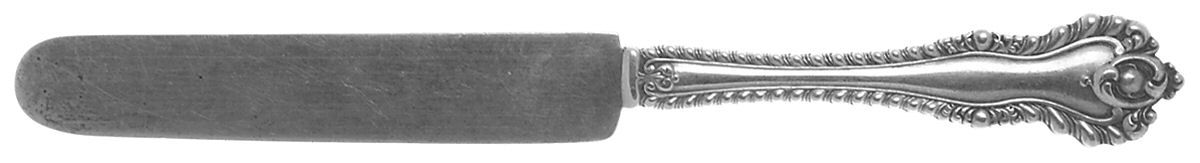 Mazarin (Sterling, 1892, No Monograms) Solid Tea/Child Knife by Dominick & Haff-1