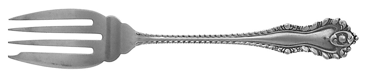 Mazarin (Sterling, 1892, No Monograms) Small Individual Solid Fish/Salad Fork by Dominick & Haff-1