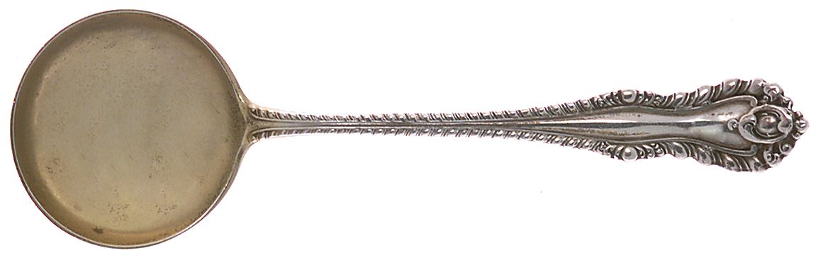 Mazarin (Sterling, 1892, No Monograms) Large Chocolate Spoon by Dominick & Haff-1