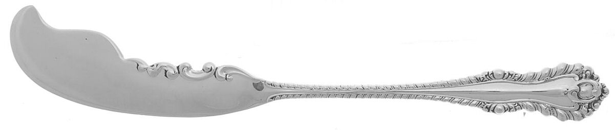 Mazarin (Sterling, 1892, No Monograms) Flat Handle Butter Spreader by Dominick & Haff-1
