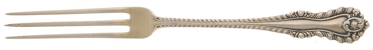 Mazarin (Sterling, 1892, No Monograms) Strawberry Fork by Dominick & Haff-1