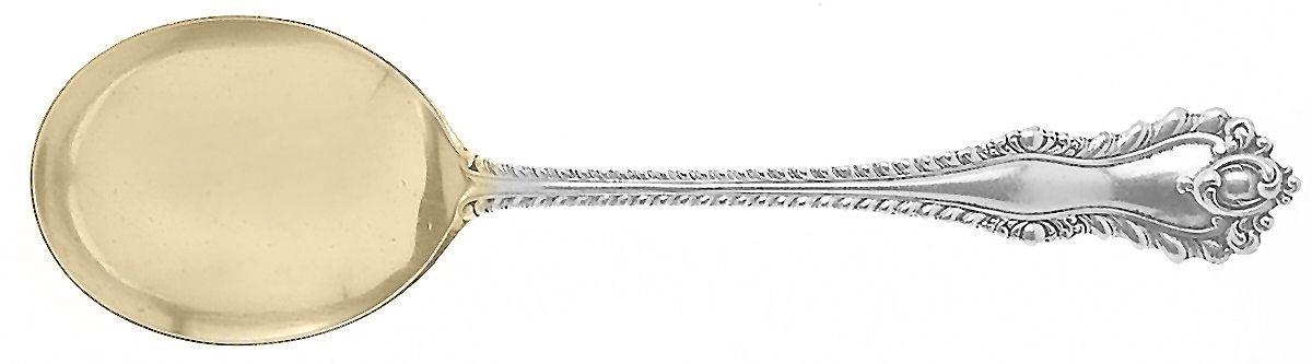 Mazarin (Sterling, 1892, No Monograms) Round Bowl Soup Spoon (Gumbo) by Dominick & Haff-1