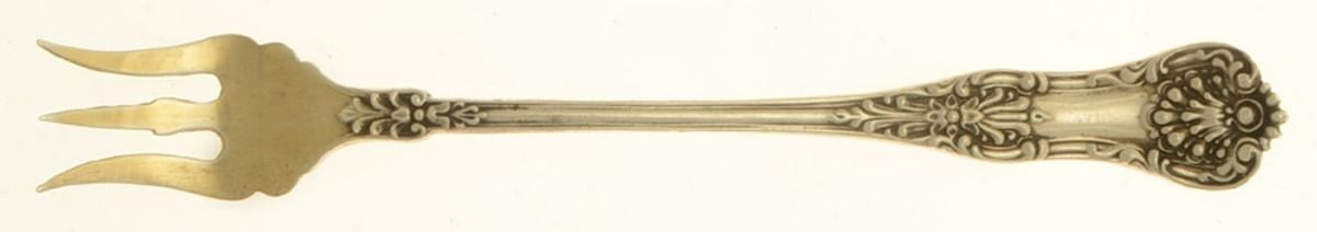 New King (Sterling, 1898) Oyster Fork by Dominick & Haff-1