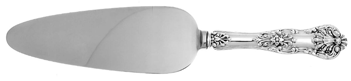 New King (Sterling, 1898) Pie Server Stainless Blade CM by Dominick & Haff-1