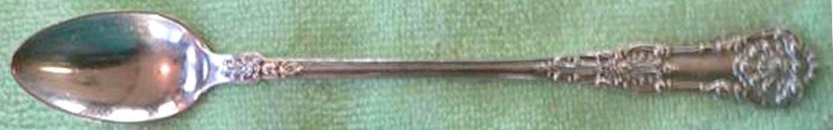 New King (Sterling, 1898) Iced Tea Spoon by Dominick & Haff-1