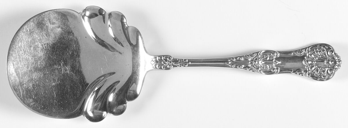 New King (Sterling, 1898) Solid Pastry Server by Dominick & Haff-1