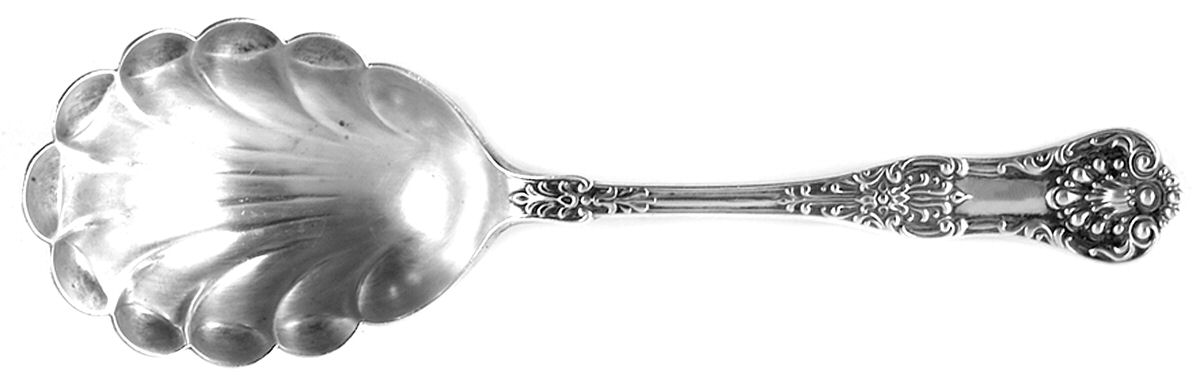New King (Sterling, 1898) Preserve Spoon by Dominick & Haff-1