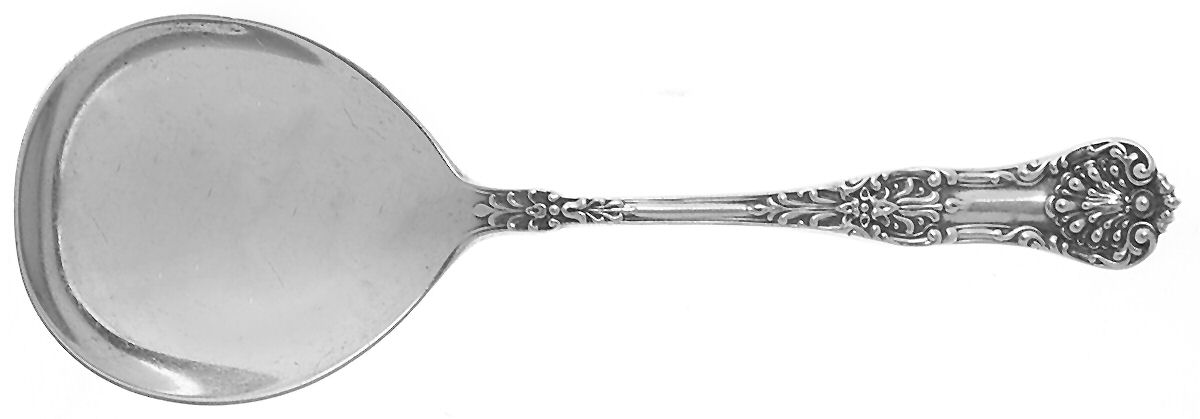 New King (Sterling, 1898) Large Sherbet Spoon by Dominick & Haff-1