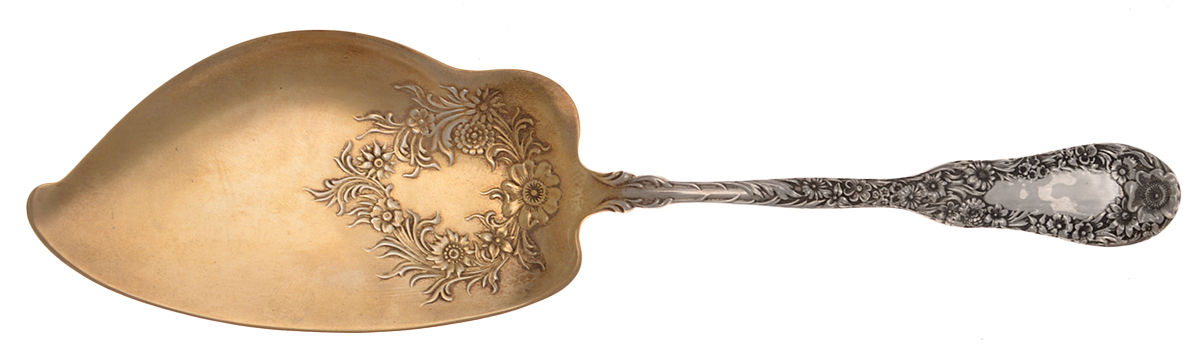 No. 10 (Sterling, 1896) Small Solid Fish Serving Knife by Dominick & Haff-1