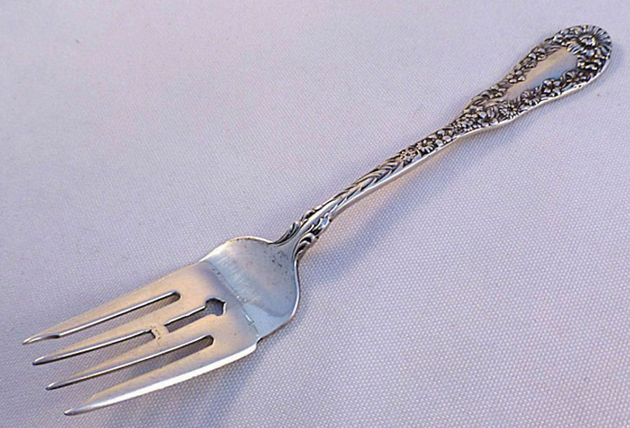 No. 10 (Sterling, 1896) Pastry Fork by Dominick & Haff-1