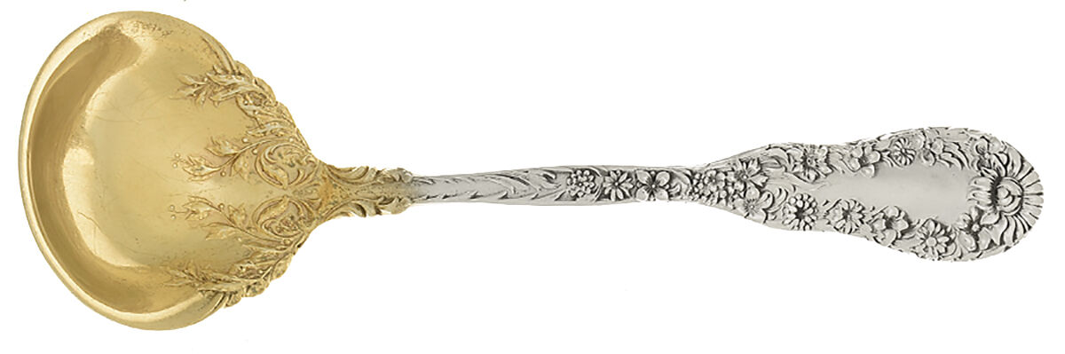 No. 10 (Sterling, 1896) Solid Piece Cream Ladle by Dominick & Haff-1