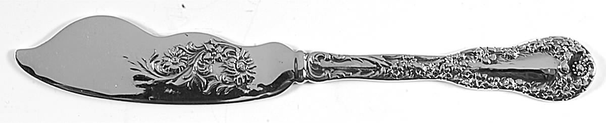 No. 10 (Sterling, 1896) Flat Handle Master Butter Knife by Dominick & Haff-1