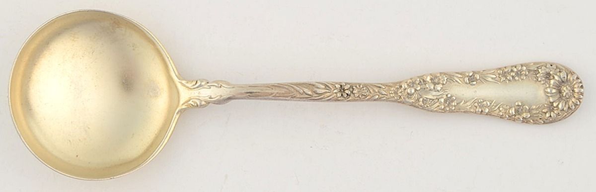 No. 10 (Sterling, 1896) Large Chocolate Spoon by Dominick & Haff-1