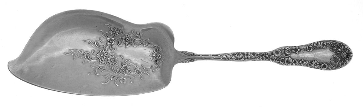 No. 10 (Sterling, 1896) Large Solid Fish Serving Knife by Dominick & Haff-1