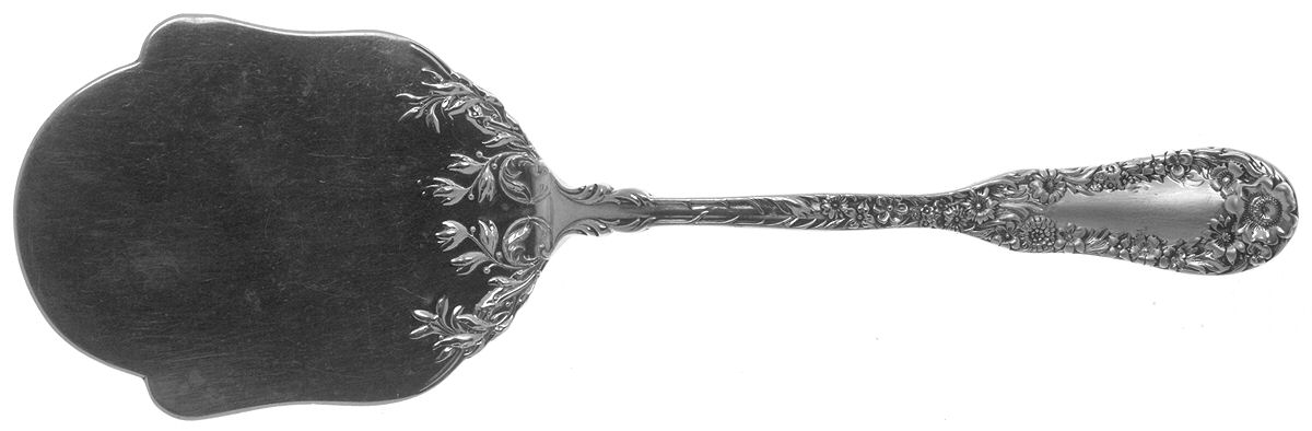 No. 10 (Sterling, 1896) Solid Waffle Server by Dominick & Haff-1