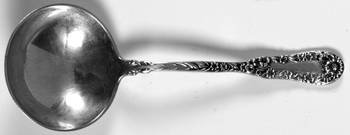 No. 10 (Sterling, 1896) Round Bowl Soup Spoon (Bouillon) by Dominick & Haff-1