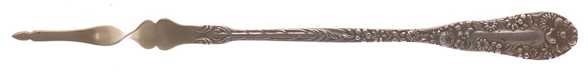 No. 10 (Sterling, 1896) One Tine Butter Pick by Dominick & Haff-1