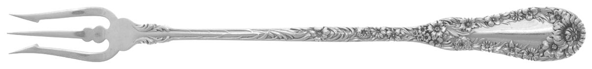 No. 10 (Sterling, 1896) Long Handle Olive Fork by Dominick & Haff-1