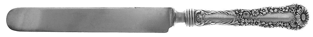 No. 10 (Sterling, 1896) Old French Hollow Knife with Bolster by Dominick & Haff-1