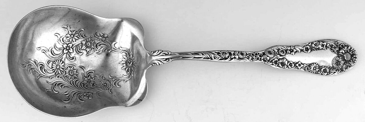 No. 10 (Sterling, 1896) Large Solid Berry/Casserole Spoon by Dominick & Haff-1