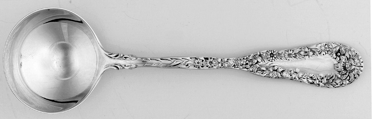 No. 10 (Sterling, 1896) Large Round Bowl Soup Spoon (Bouillon) by Dominick & Haff-1