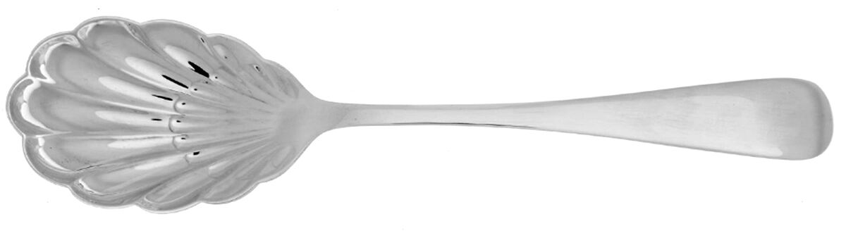 Old English Antique (Sterling, 1880) Sugar Shell Spoon by Dominick & Haff-1