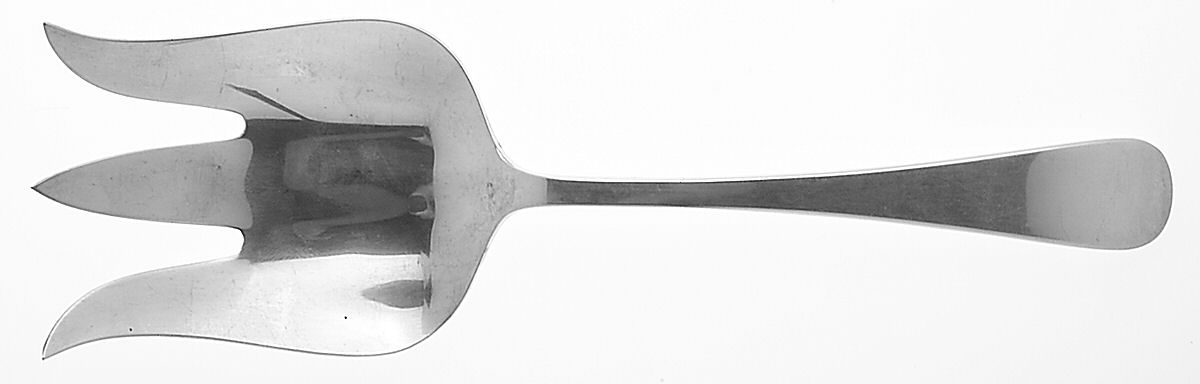 Old English Antique (Sterling, 1880) Vegetable Serving Fork (Solid) by Dominick & Haff-1