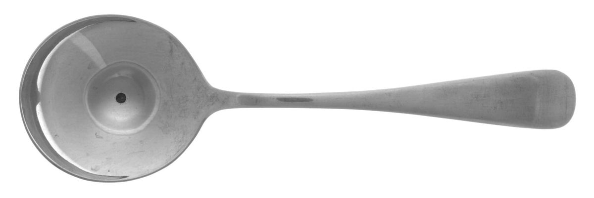 Old English Antique (Sterling, 1880) Round Bowl Soup Spoon (Cream Soup) by Dominick & Haff-1