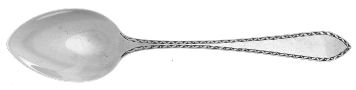 Pointed Antique#2-Engraved (Sterling, No Monos) Demitasse Spoon by Dominick & Haff-1