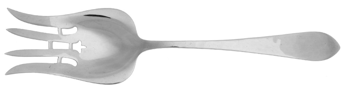 Pointed Antique-Hammered (Sterling) Solid Salad Serving Fork by Dominick & Haff-1