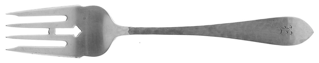 Pointed Antique-Hammered (Sterling) Individual Salad Fork by Dominick & Haff-1