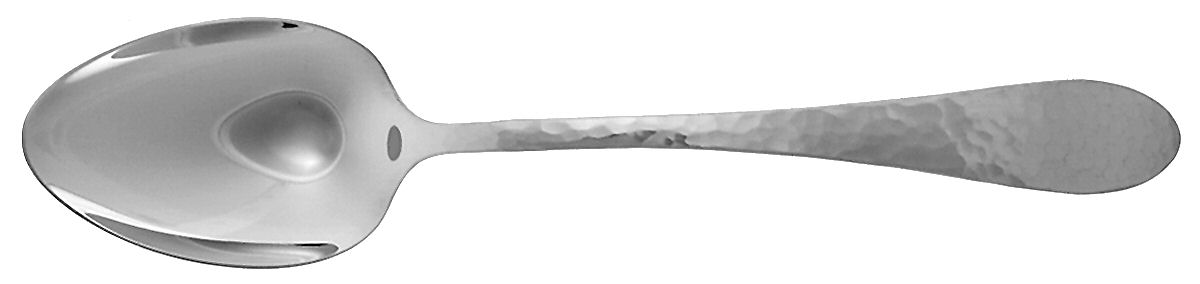 Pointed Antique-Hammered (Sterling) Dessert/Oval Soup Spoon by Dominick & Haff-1