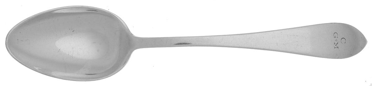 Pointed Antique (Sterling) Extra Weight Dessert-Oval Soup Spoon by Dominick & Haff-1