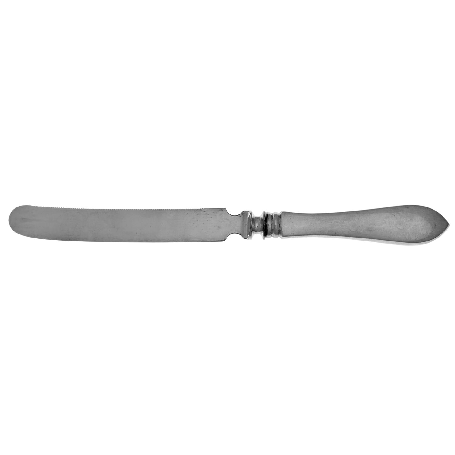 Pointed Antique (Sterling) Orange Knife with Silverplate Blade by Dominick & Haff-1