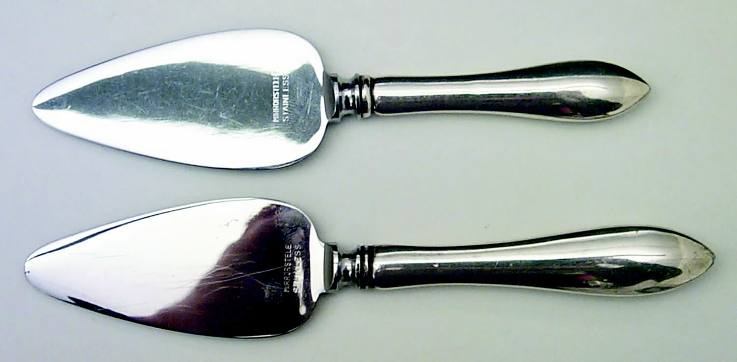 Pointed Antique (Sterling) Cheese Server with Stainless Blade by Dominick & Haff-1