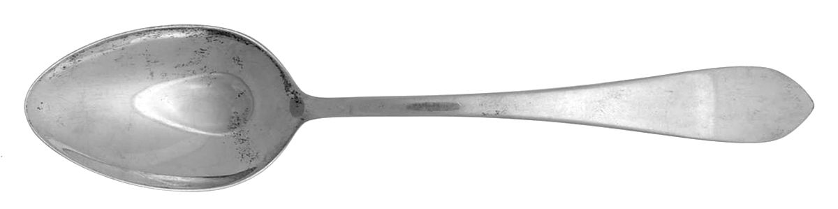 Pointed Antique (Sterling) Dessert/Oval Soup Spoon by Dominick & Haff-1