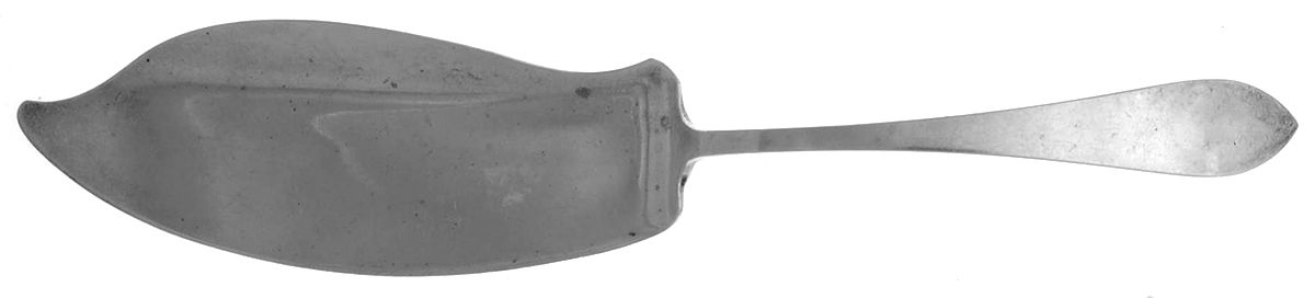 Pointed Antique (Sterling) Large Solid Fish Serving Knife by Dominick & Haff-1