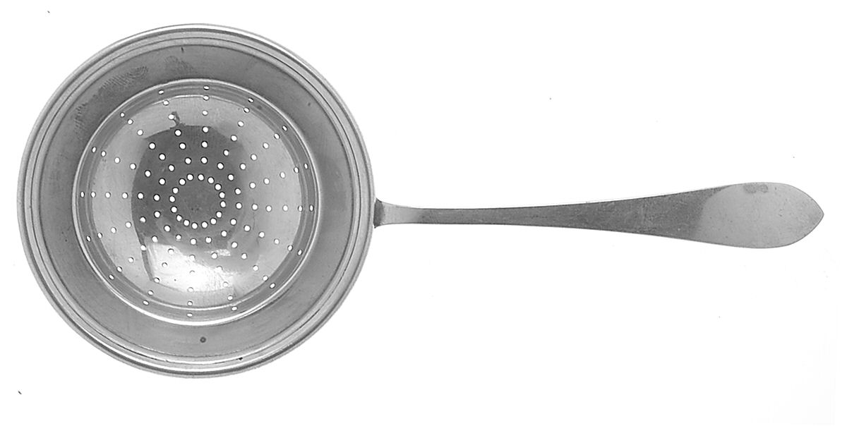 Pointed Antique (Sterling) Solid Individual Overcup Tea Strainer by Dominick & Haff-1