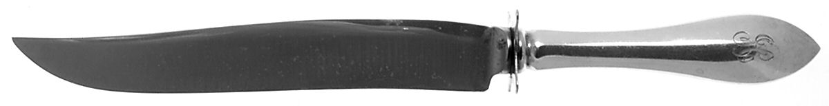 Pointed Antique (Sterling) Small Steak Carving Knife with Stainless Blade by Dominick & Haff-1