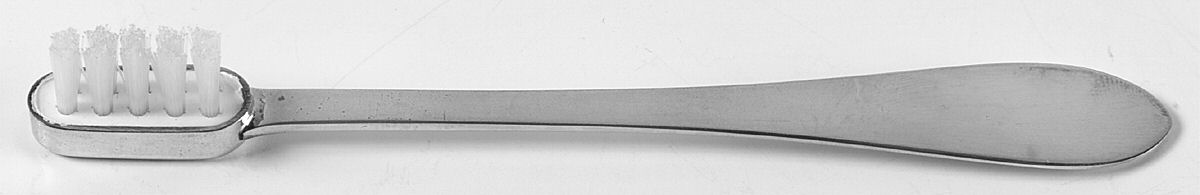 Pointed Antique (Sterling) Baby Toothbrush by Dominick & Haff-1