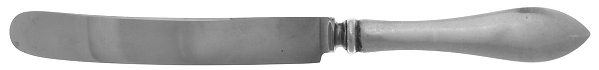 Pointed Antique (Sterling) Old French Hollow Knife with Bolster by Dominick & Haff-1