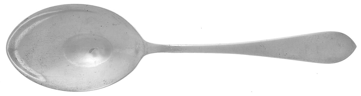 Pointed Antique (Sterling) Oversize Solid Salad Serving Spoon by Dominick & Haff-1