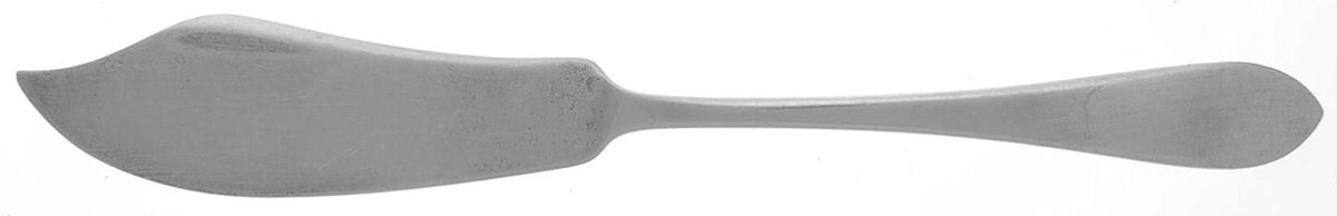 Pointed Antique (Sterling) Flat Handle Master Butter Knife by Dominick & Haff-1