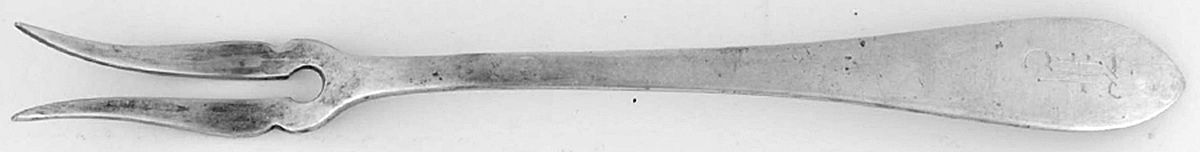 Pointed Antique (Sterling) Two-Tine Butter Pick by Dominick & Haff-1
