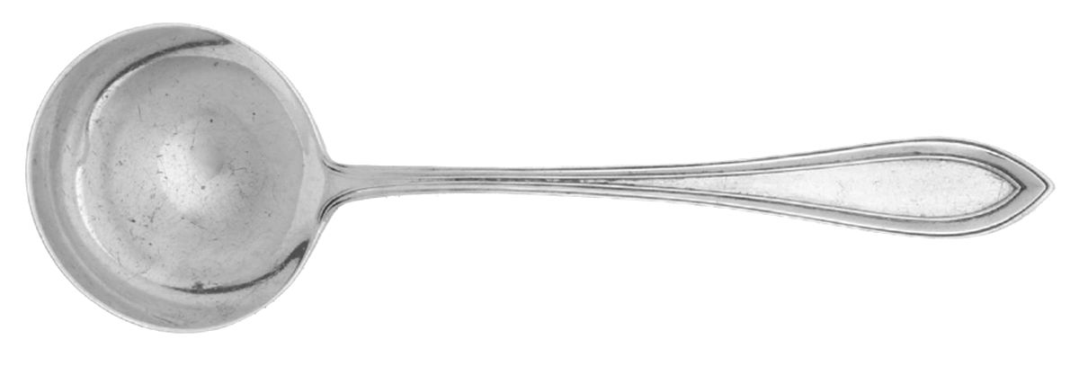 Priscilla (Sterling, 1916) Round Bowl Soup Spoon (Bouillon) by Dominick & Haff-1