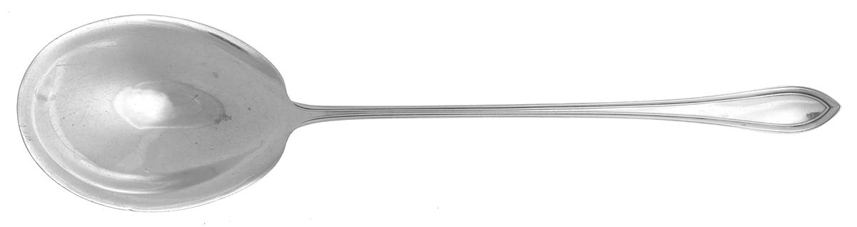 Priscilla (Sterling, 1916) Large Lettuce Serving Spoon by Dominick & Haff-1