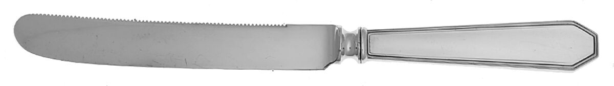 Queen Anne-Plain (Sterling, 1910) Orange Knife with Silverplate Blade by Dominick & Haff-1