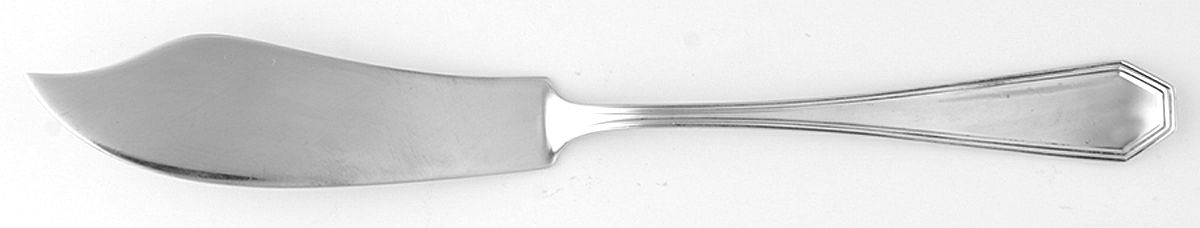Queen Anne-Plain (Sterling, 1910) Flat Handle Master Butter Knife by Dominick & Haff-1