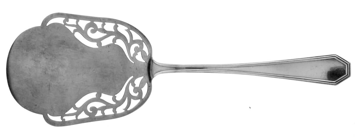 Queen Anne-Plain (Sterling, 1910) Solid Pierced Waffle Server by Dominick & Haff-1